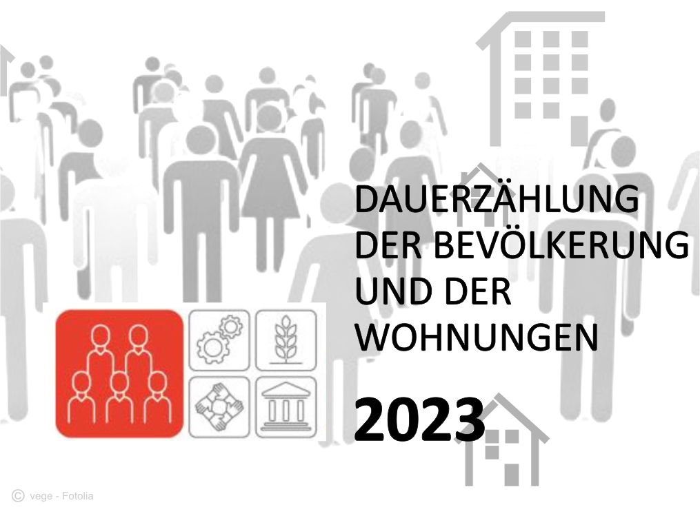 Dauerzählung der Bevölkerung und der Wohnungen 2023